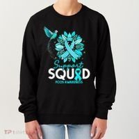 Support Squad Sunflower Hummingbird PCOS Awareness Women's Sweatshirt thumb 0
