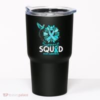 Support Squad Sunflower Hummingbird PCOS Awareness Tumbler thumb 0