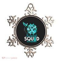 Support Squad Sunflower Hummingbird PCOS Awareness Ornament thumb 0