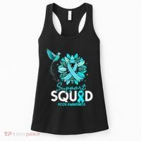 Support Squad Sunflower Hummingbird PCOS Awareness Women's Tank Top thumb 0