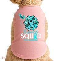 Support Squad Sunflower Hummingbird PCOS Awareness Doggie Tank thumb 0