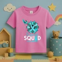 Support Squad Sunflower Hummingbird PCOS Awareness Toddler T-Shirt thumb 3