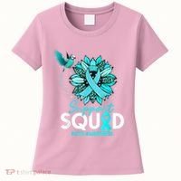 Support Squad Sunflower Hummingbird PCOS Awareness Women's T-Shirt thumb 0