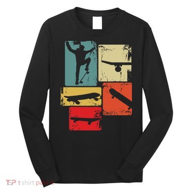 Skater Skateboarder Skateboard Long Sleeve Shirt