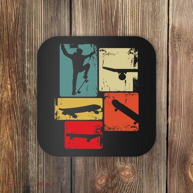 Skater Skateboarder Skateboard Coaster