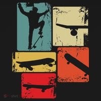 Skater Skateboarder Skateboard Coaster thumb 2