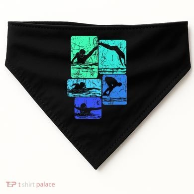 Swimming Swimmers USA-Made Doggie Bandana