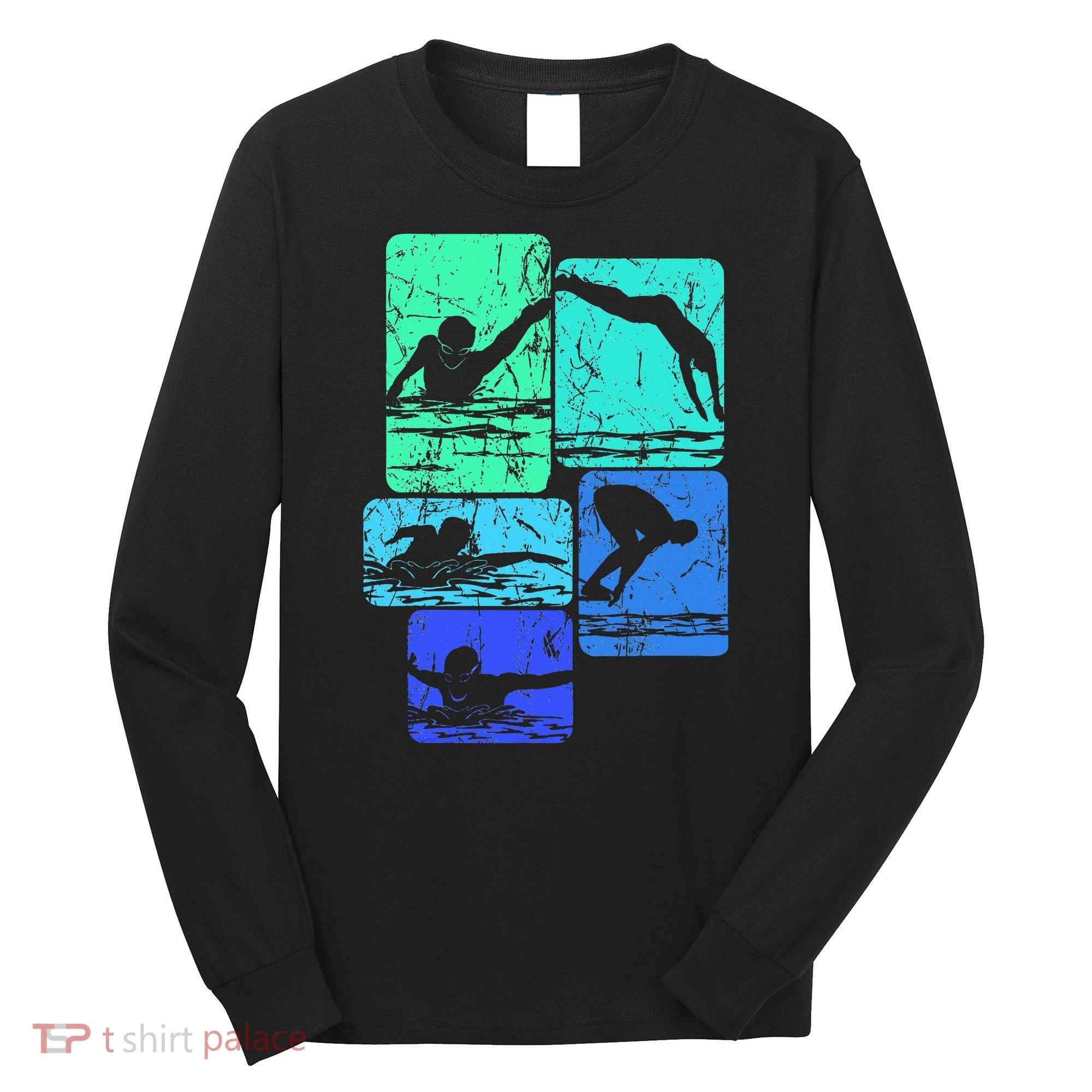 Swimming Swimmers Long Sleeve Shirt