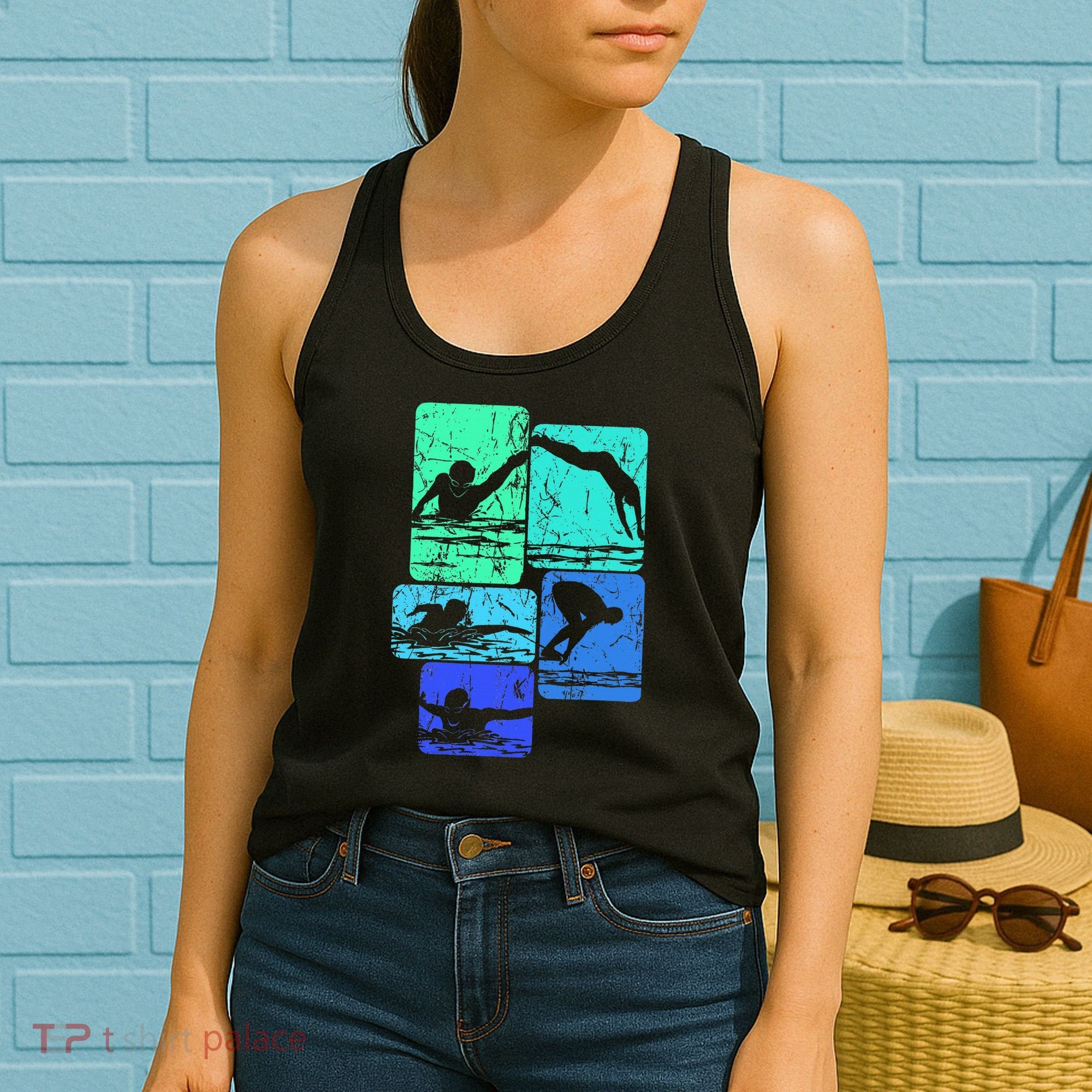 Swimming Swimmers Women's Tank Top