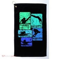 Swimming Swimmers Golf Towel thumb 0