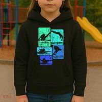 Swimming Swimmers Kids Hoodie thumb 3
