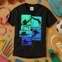 Swimming Swimmers Kids T-Shirt thumb 3