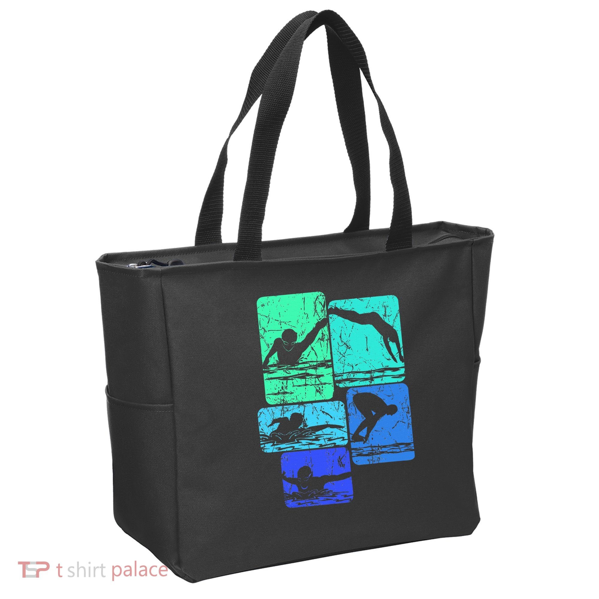 Swimming Swimmers Tote Bag
