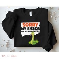Snake Serpent Sorry My Snake Ate My Homework Sweatshirt thumb 2