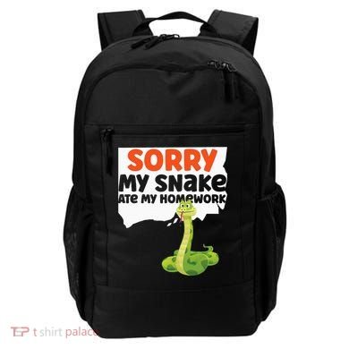 Snake Serpent Sorry My Snake Ate My Homework Backpack
