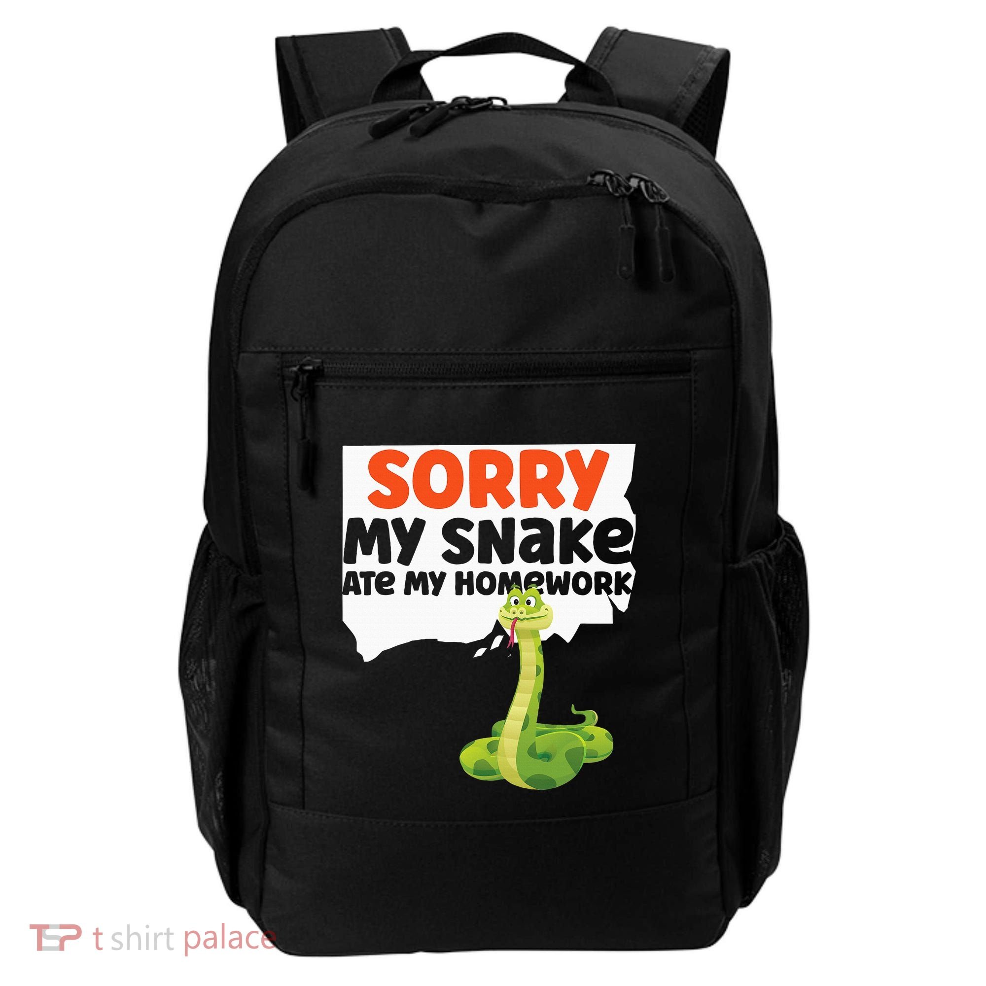 Snake Serpent Sorry My Snake Ate My Homework Backpack