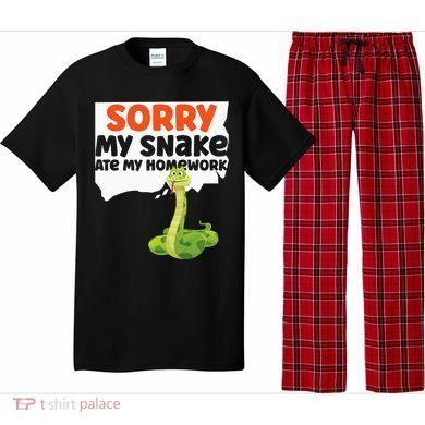 Snake Serpent Sorry My Snake Ate My Homework Pajama Set