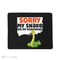 Snake Serpent Sorry My Snake Ate My Homework Mousepad thumb 0