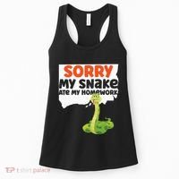 Snake Serpent Sorry My Snake Ate My Homework Women's Tank Top thumb 0