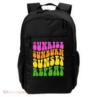 Sunrise Sunburn Sunset Repeat Retro Summer Backpack thumb 0