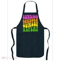 Sunrise Sunburn Sunset Repeat Retro Summer Apron thumb 0