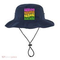 Sunrise Sunburn Sunset Repeat Retro Summer Bucket Hat thumb 0