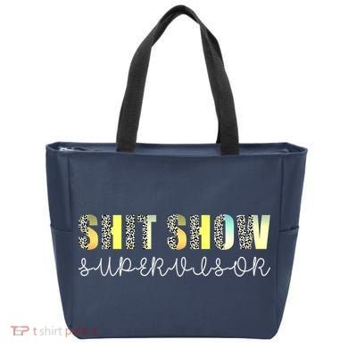 Shit Show Supervisor Funny Mom Boss Manager Coordinator Tote Bag
