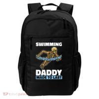 Swimming Skeleton Swim Pool Swimmer Fathers Day Dad Gift Backpack thumb 0