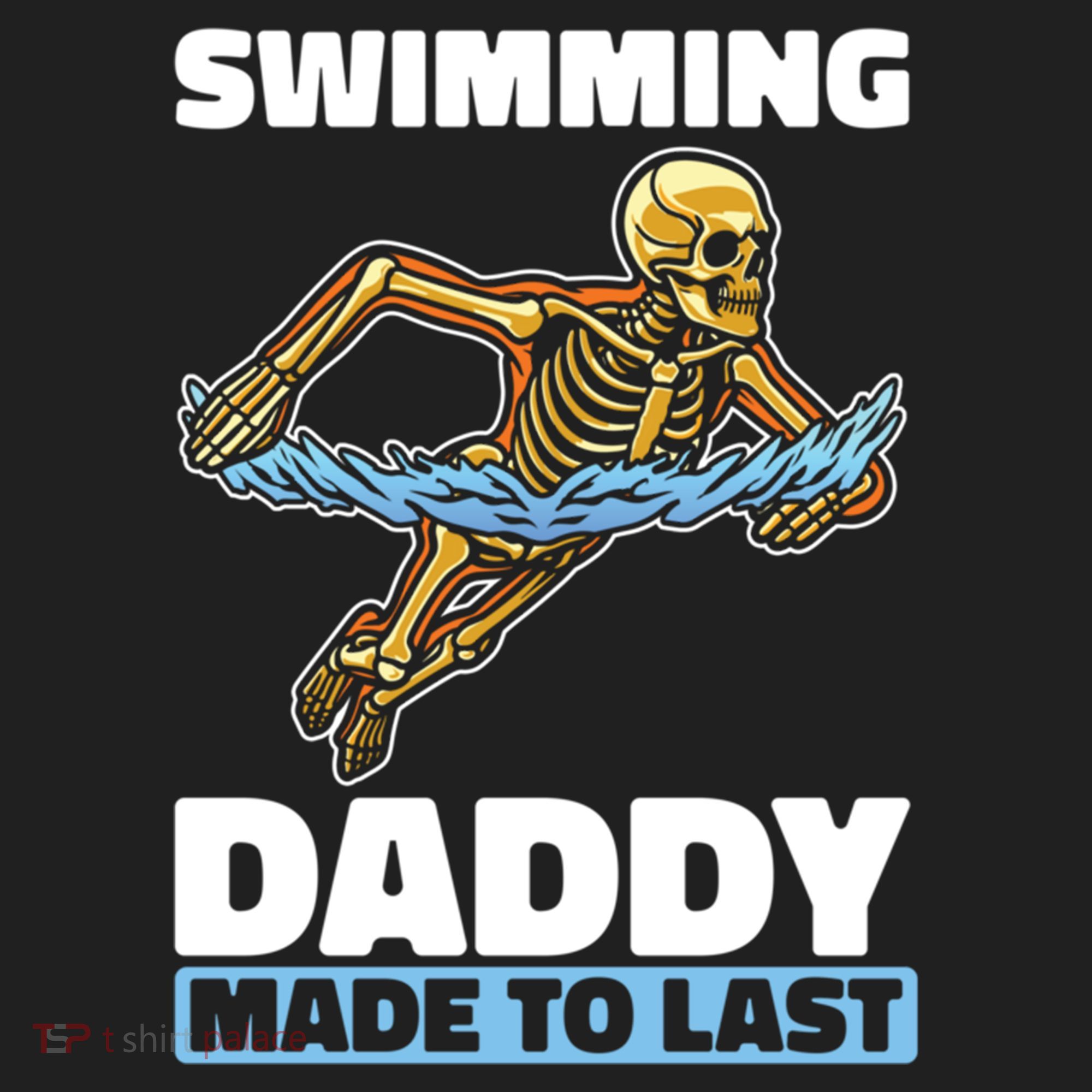Swimming Skeleton Swim Pool Swimmer Fathers Day Dad Gift Beanie