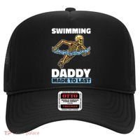 Swimming Skeleton Swim Pool Swimmer Fathers Day Dad Gift Hat thumb 0