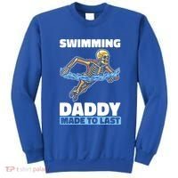 Swimming Skeleton Swim Pool Swimmer Fathers Day Dad Gift Sweatshirt thumb 0