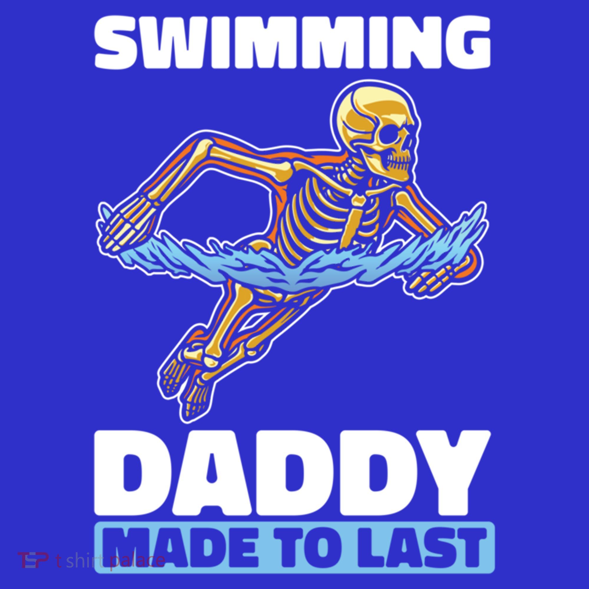 Swimming Skeleton Swim Pool Swimmer Fathers Day Dad Gift Women's Tank Top