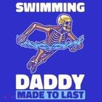 Swimming Skeleton Swim Pool Swimmer Fathers Day Dad Gift Women's T-Shirt thumb 6