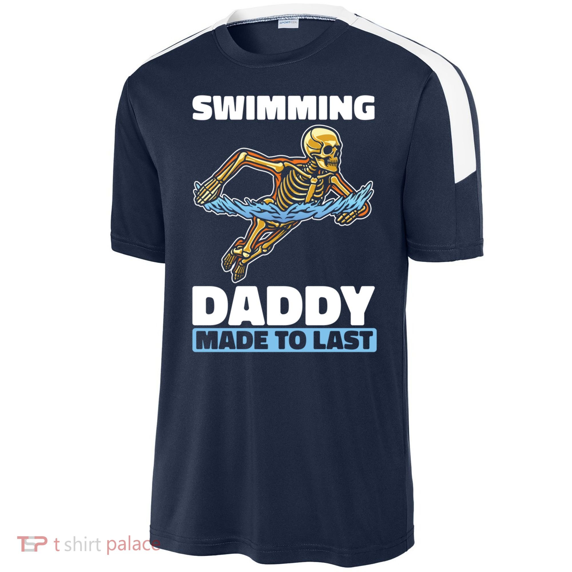 Swimming Skeleton Swim Pool Swimmer Fathers Day Dad Gift Soccer Jersey