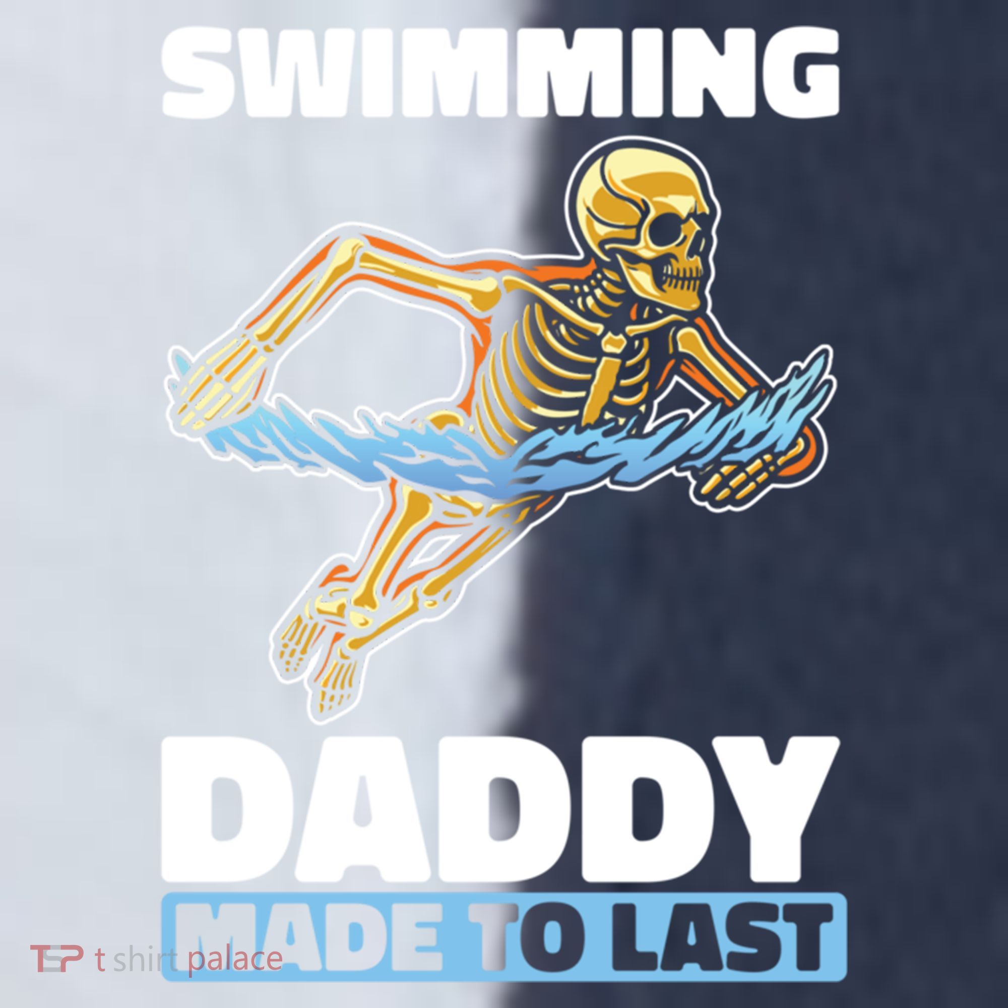 Swimming Skeleton Swim Pool Swimmer Fathers Day Dad Gift Soccer Jersey