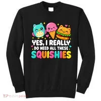 Squishy Squishies Squish Squad Cute Funny Sweatshirt thumb 0