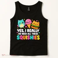 Squishy Squishies Squish Squad Cute Funny Tank Top thumb 2
