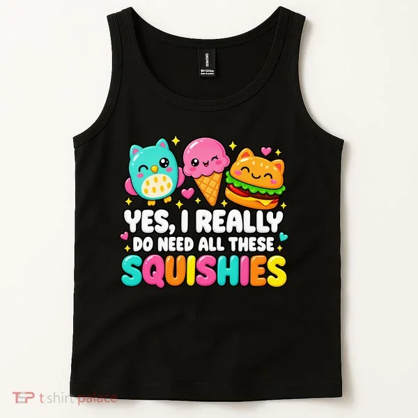 Squishy Squishies Squish Squad Cute Funny Tank Top