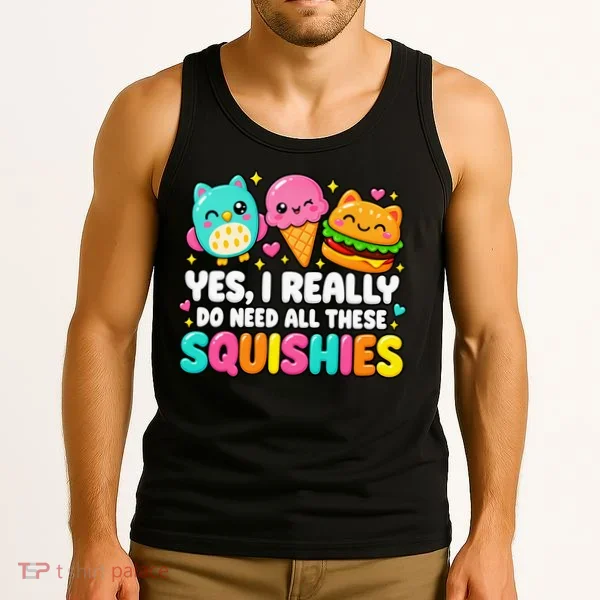 Squishy Squishies Squish Squad Cute Funny Tank Top