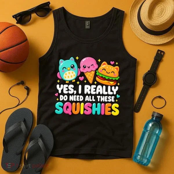 Squishy Squishies Squish Squad Cute Funny Tank Top