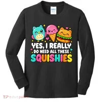 Squishy Squishies Squish Squad Cute Funny Kids Long Sleeve Shirt thumb 0