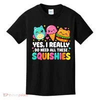 Squishy Squishies Squish Squad Cute Funny Kids T-Shirt thumb 0