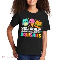 Squishy Squishies Squish Squad Cute Funny Kids T-Shirt thumb 2