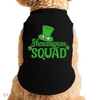 Shenanigans Squad St Patricks Day Gnomes Green Proud Irish Doggie Tank