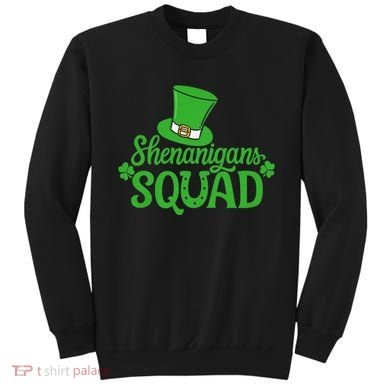 Shenanigans Squad St Patricks Day Gnomes Green Proud Irish Sweatshirt