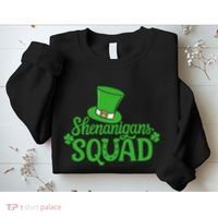 Shenanigans Squad St Patricks Day Gnomes Green Proud Irish Sweatshirt thumb 2