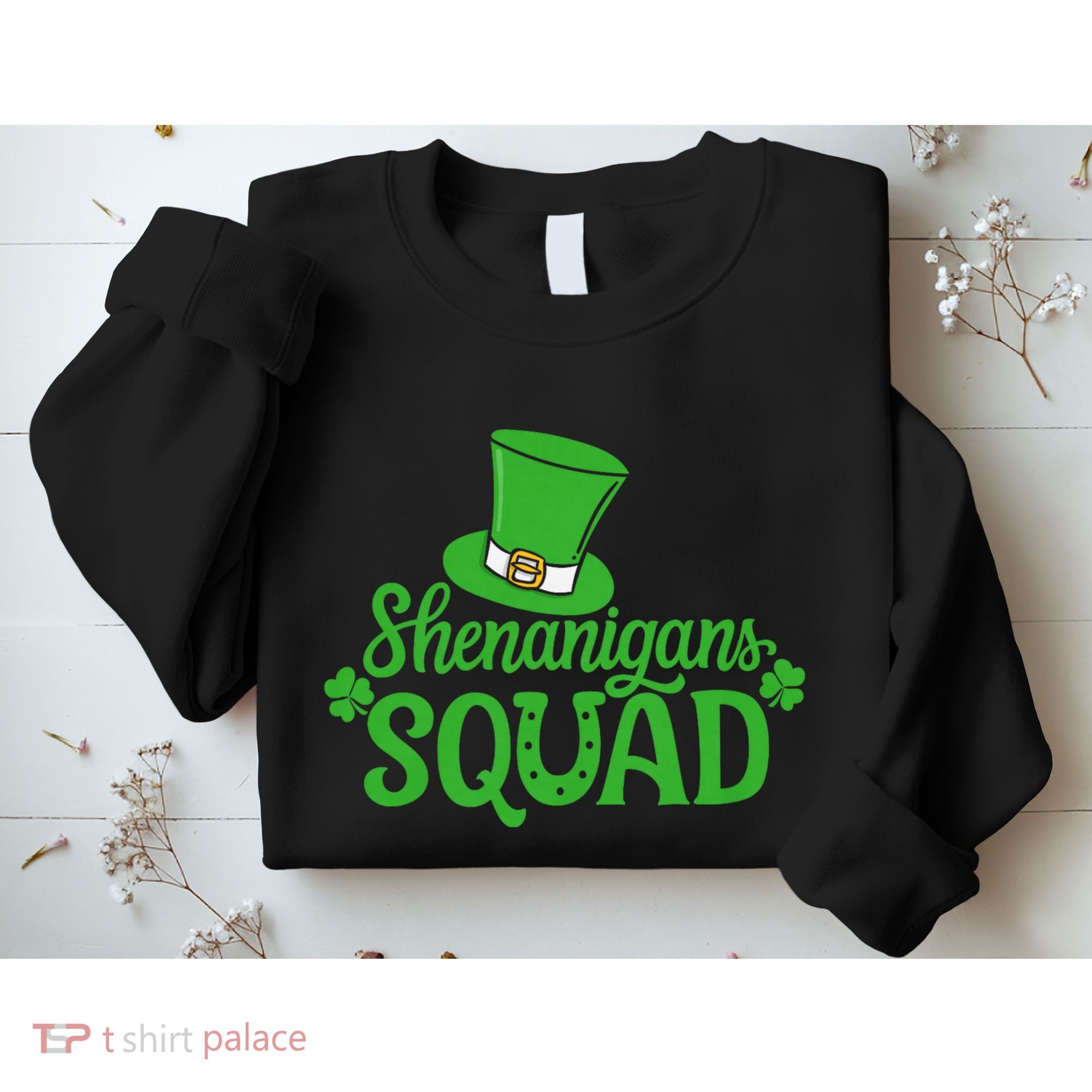 Shenanigans Squad St Patricks Day Gnomes Green Proud Irish Sweatshirt