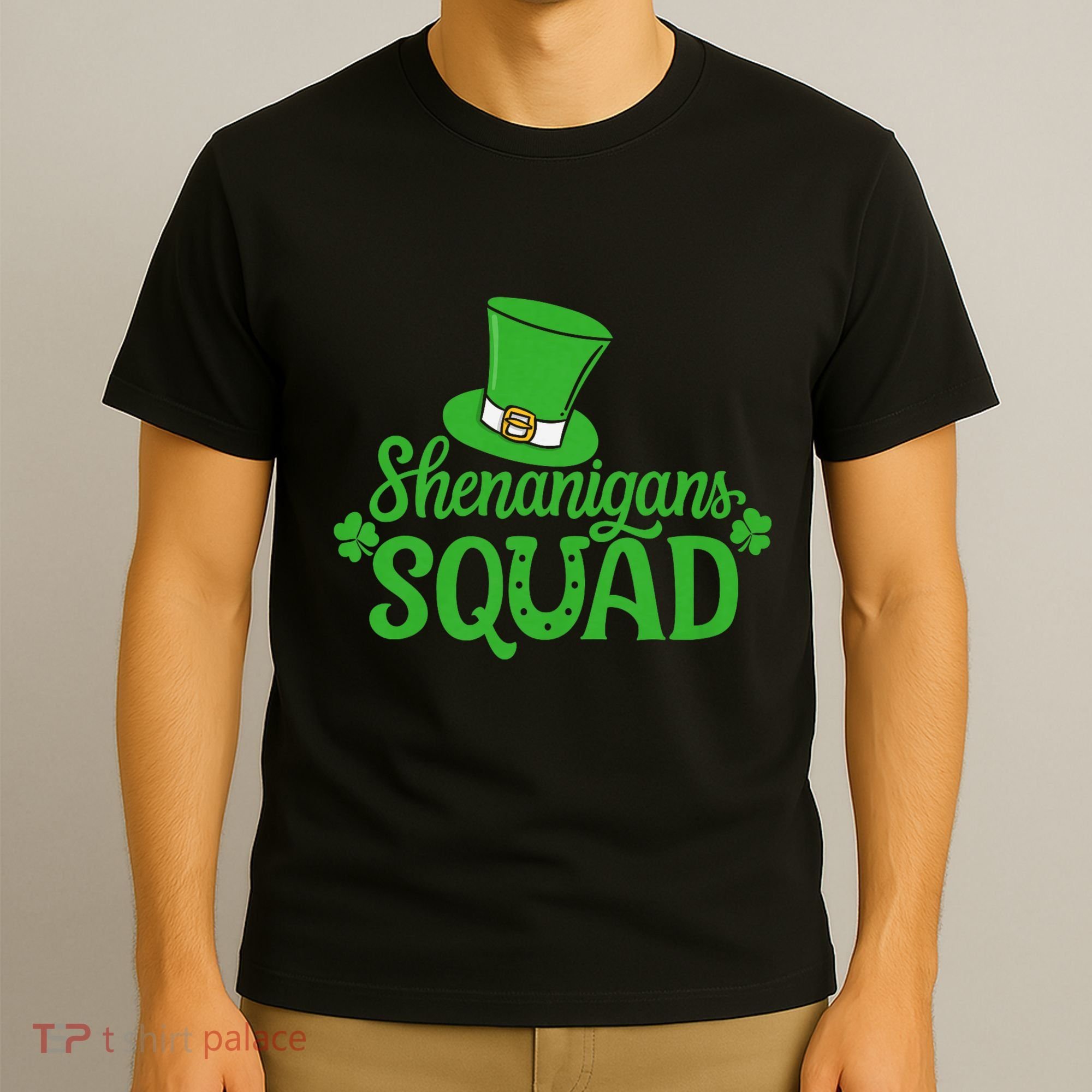 Shenanigans Squad St Patricks Day Gnomes Green Proud Irish T-Shirt