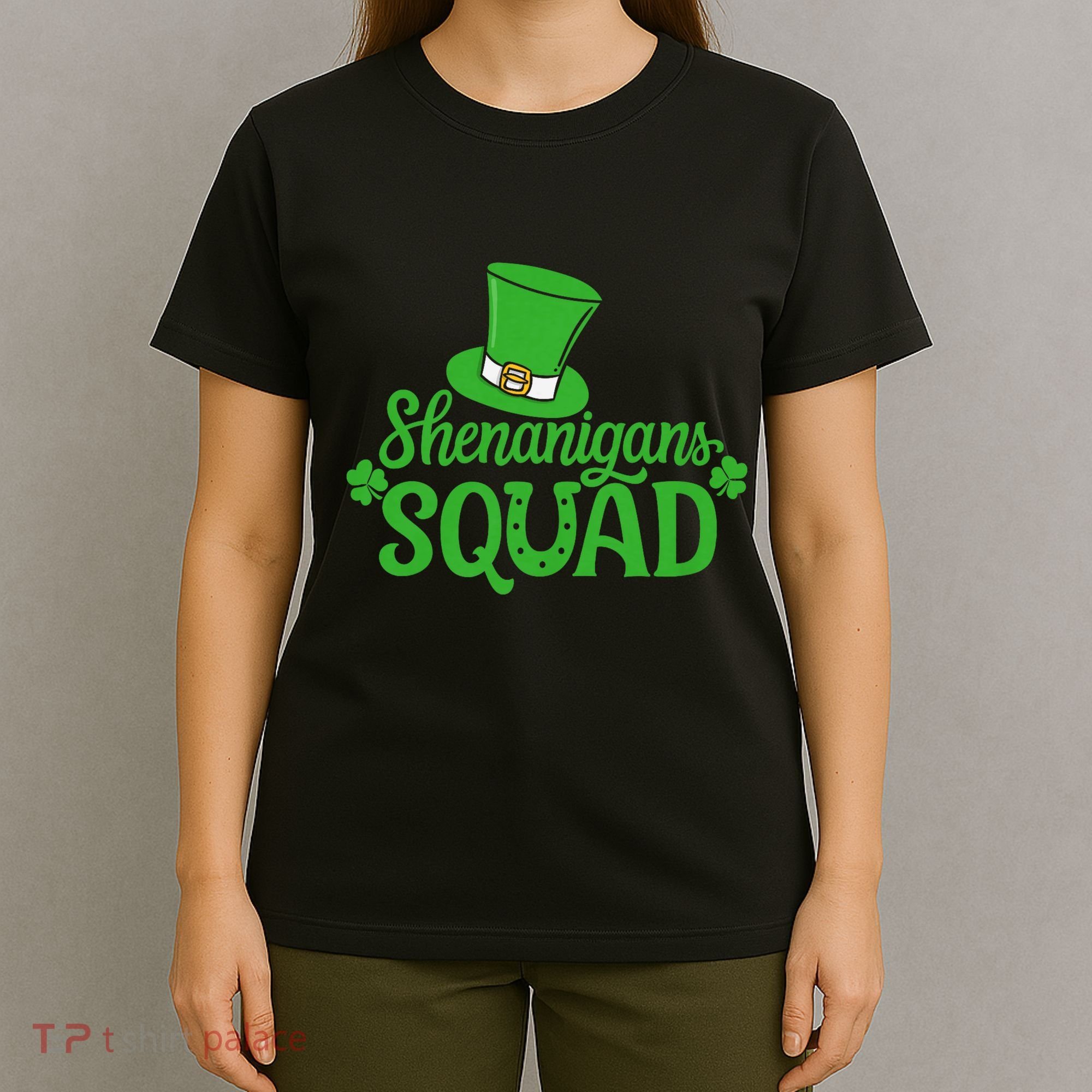 Shenanigans Squad St Patricks Day Gnomes Green Proud Irish T-Shirt