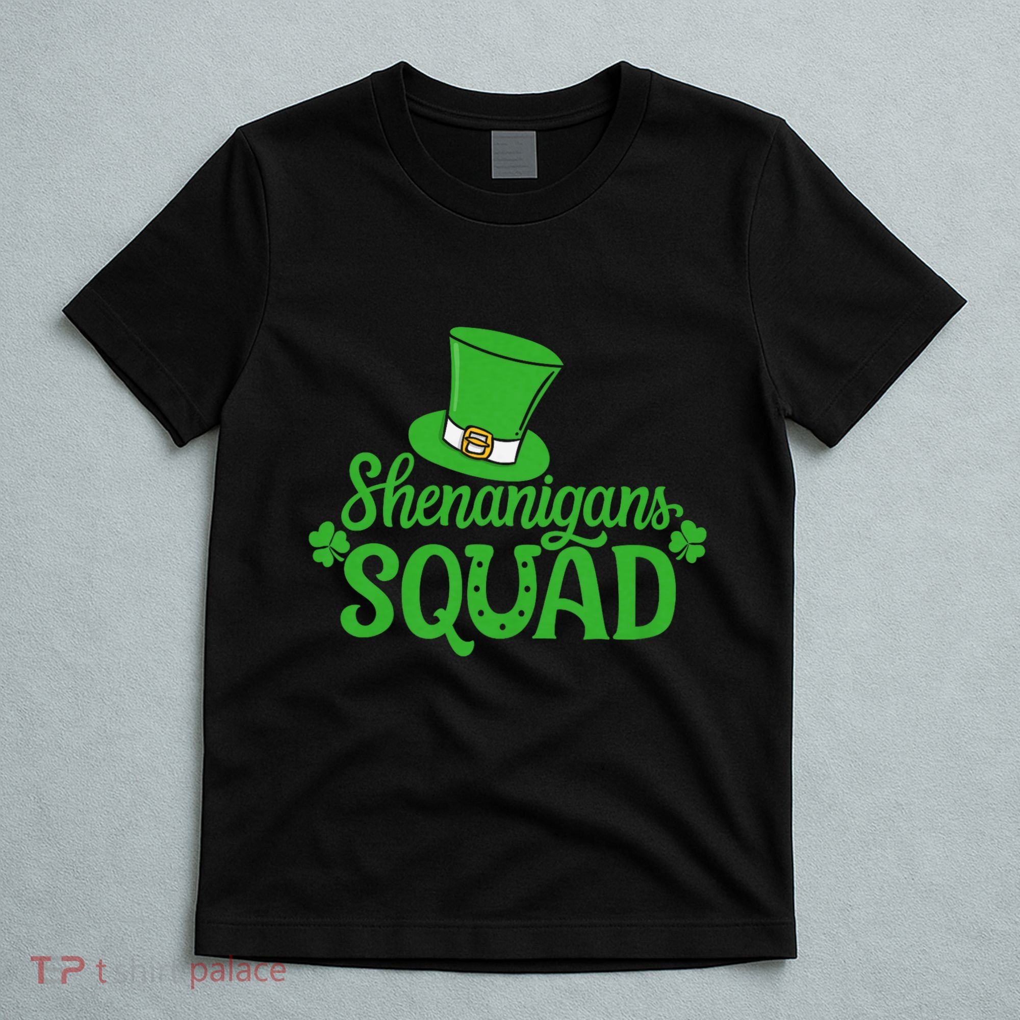 Shenanigans Squad St Patricks Day Gnomes Green Proud Irish T-Shirt
